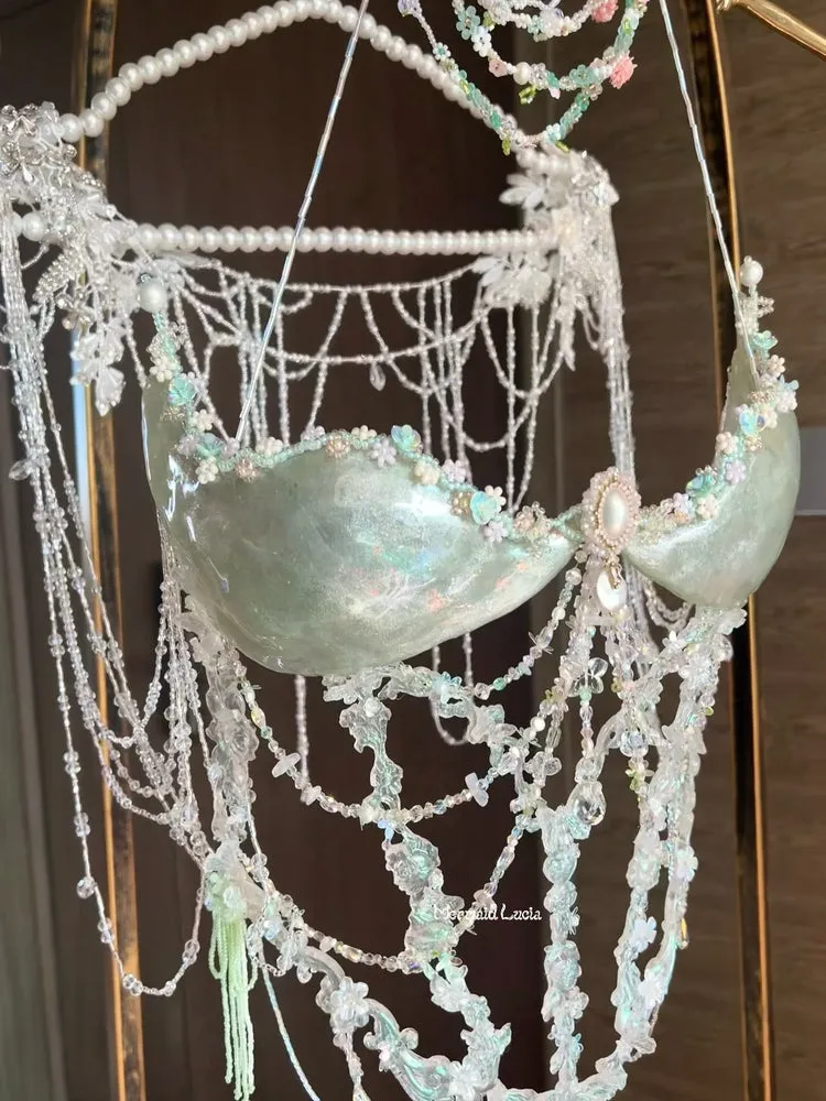 Aphrodite Garland Resin Porcelain Mermaid Corset Bra Top Cosplay Costume Patent-Protected