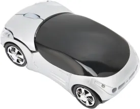 ASHATA Mouse, 2.4GHz Cool Sport Car Mouse, Car Shape Mouse Optical Gaming Mouse for 98 for Win 7 for Linux,for PC Laptop Computer (Silver)