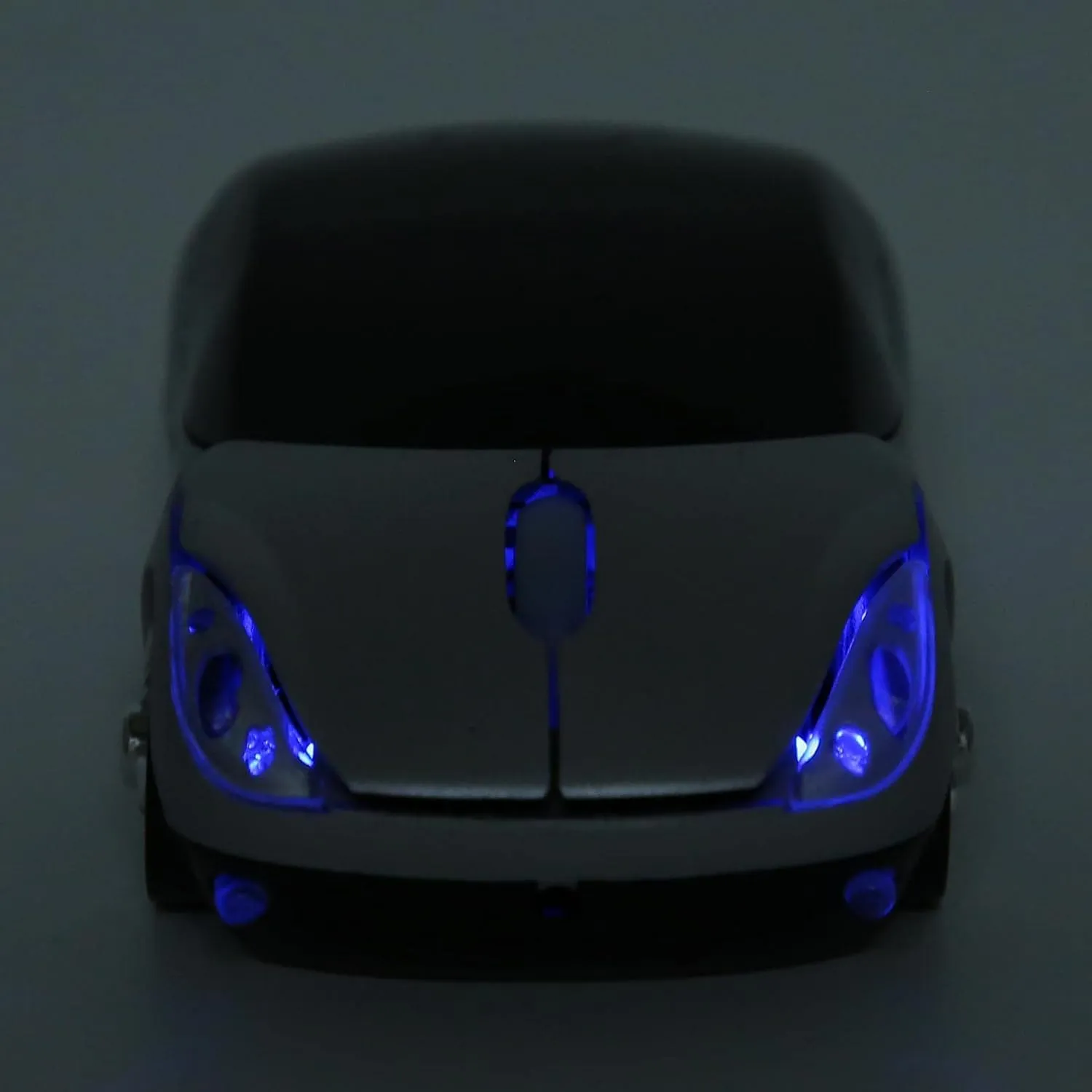 ASHATA Mouse, 2.4GHz Cool Sport Car Mouse, Car Shape Mouse Optical Gaming Mouse for 98 for Win 7 for Linux,for PC Laptop Computer (Silver)