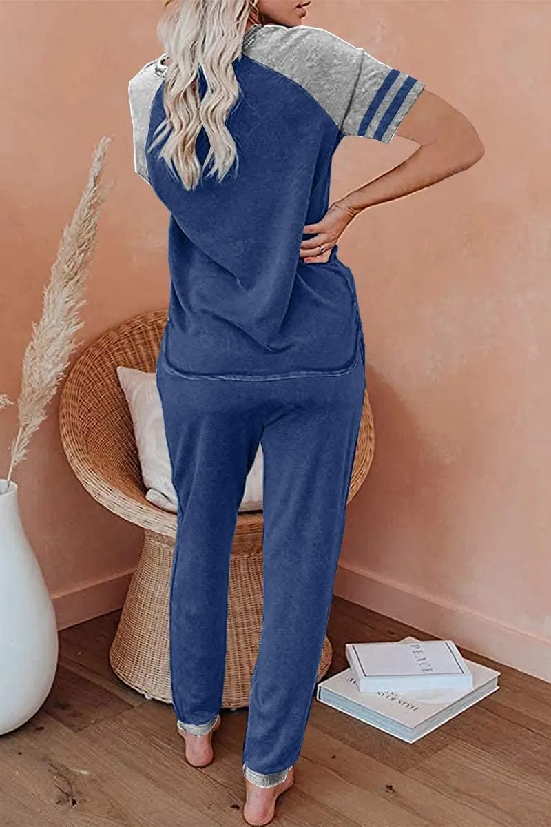 AUTOMET 2 Piece Lounge Sets For Women Summer Pajamas Two Piece Set Travel Outfits Lingerie Sleep Loungewear Matching Clothing
