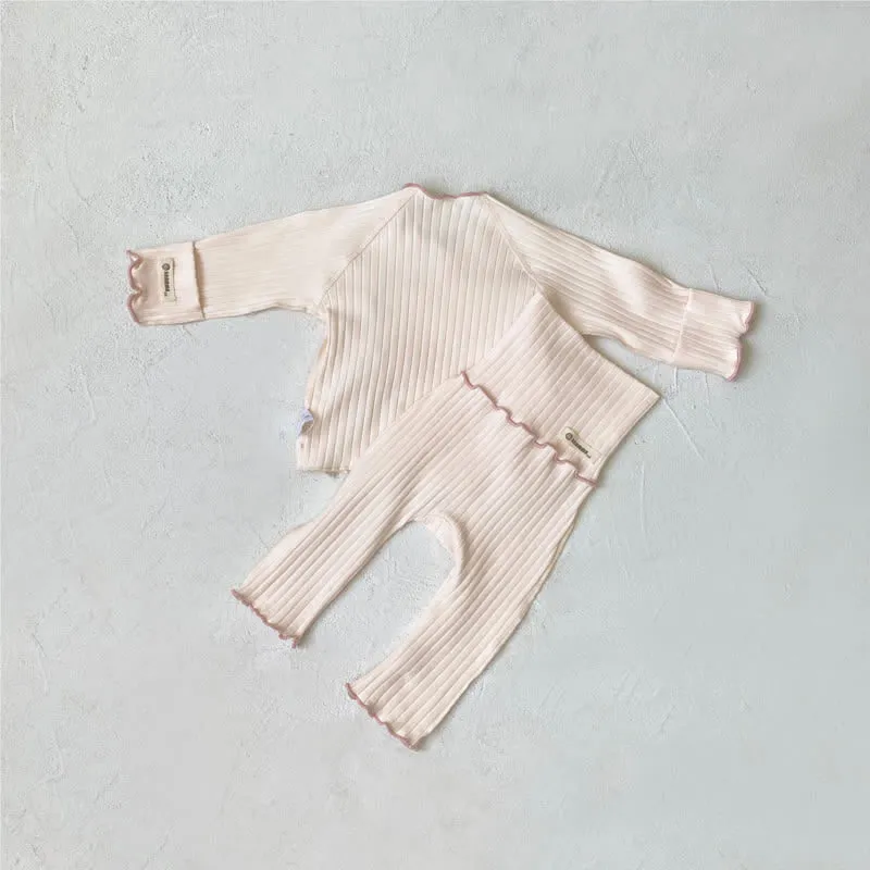Baby 2-Piece Kimono Pajamas Soft Set