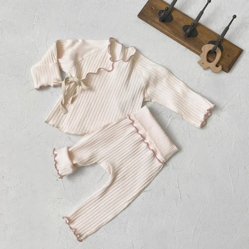 Baby 2-Piece Kimono Pajamas Soft Set