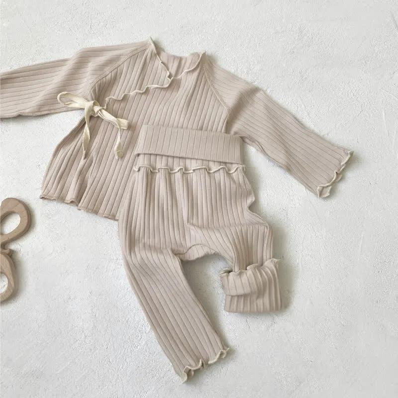 Baby 2-Piece Kimono Pajamas Soft Set