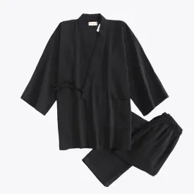 Black Samue Kimono Pants