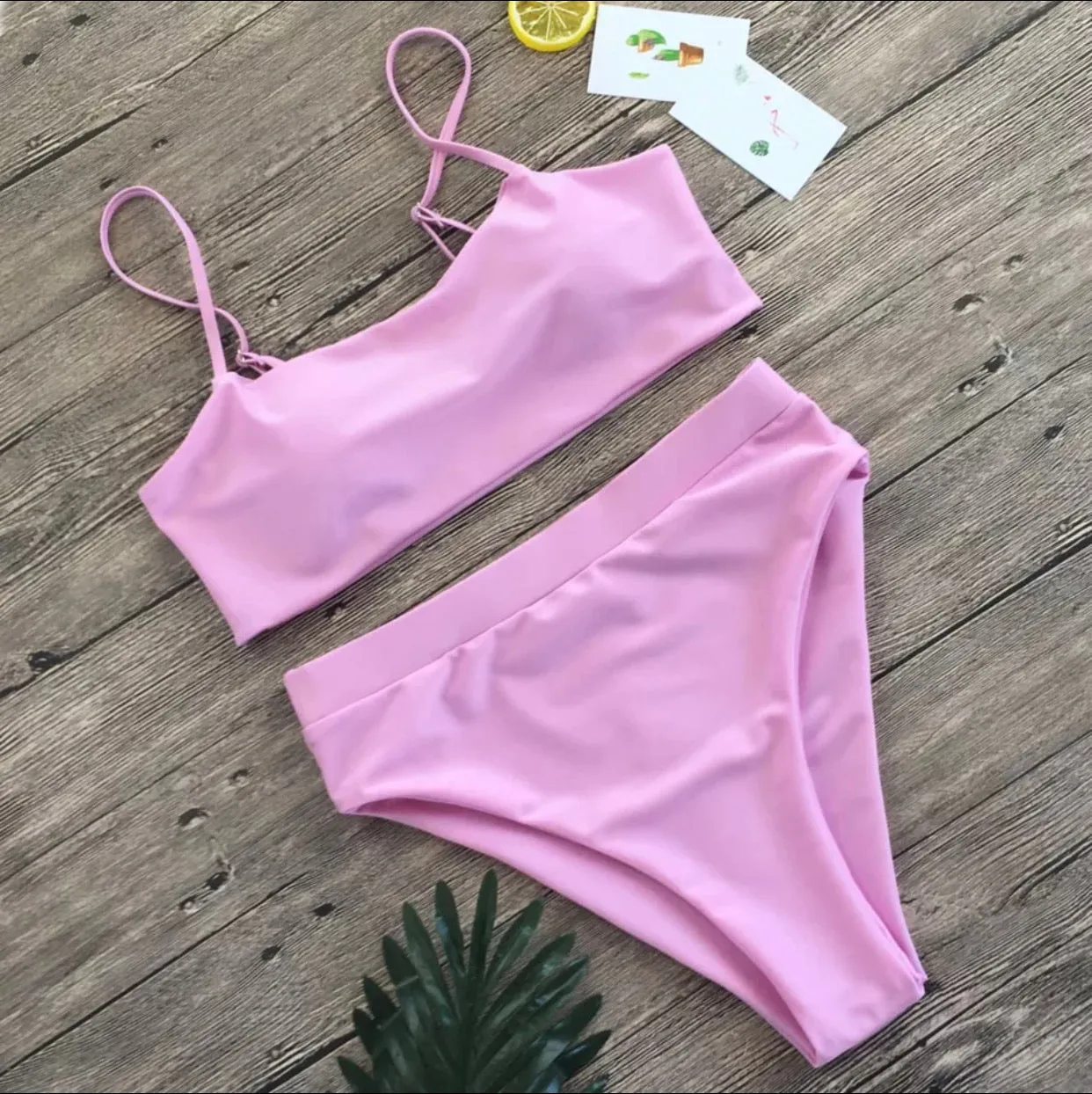 BRITNEY | HIGH WAIST BIKINI SET