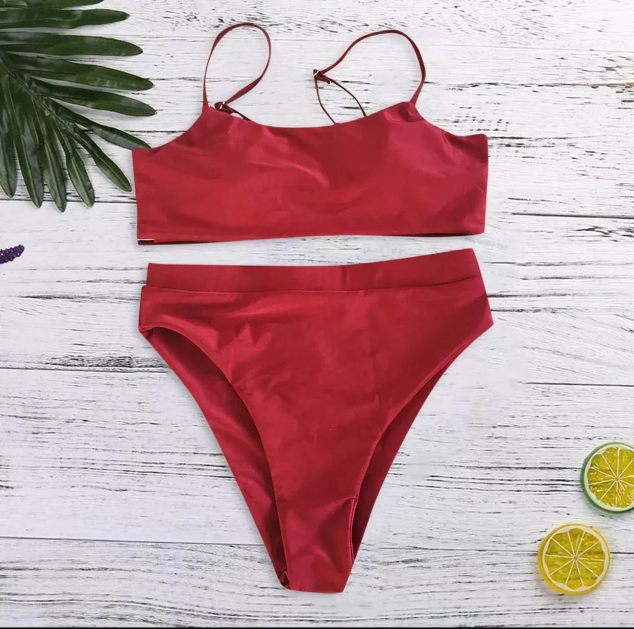 BRITNEY | HIGH WAIST BIKINI SET
