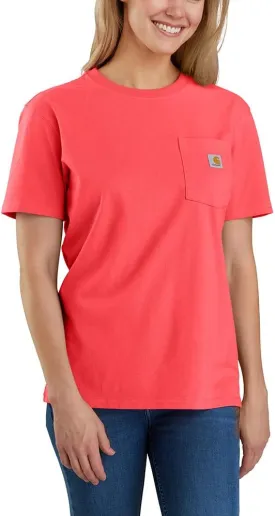 Carhartt Women's Plus Size Loose Fit Heavyweight Short-Sleeve Pocket T-Shirt