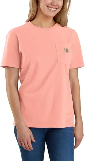 Carhartt Women's Plus Size Loose Fit Heavyweight Short-Sleeve Pocket T-Shirt