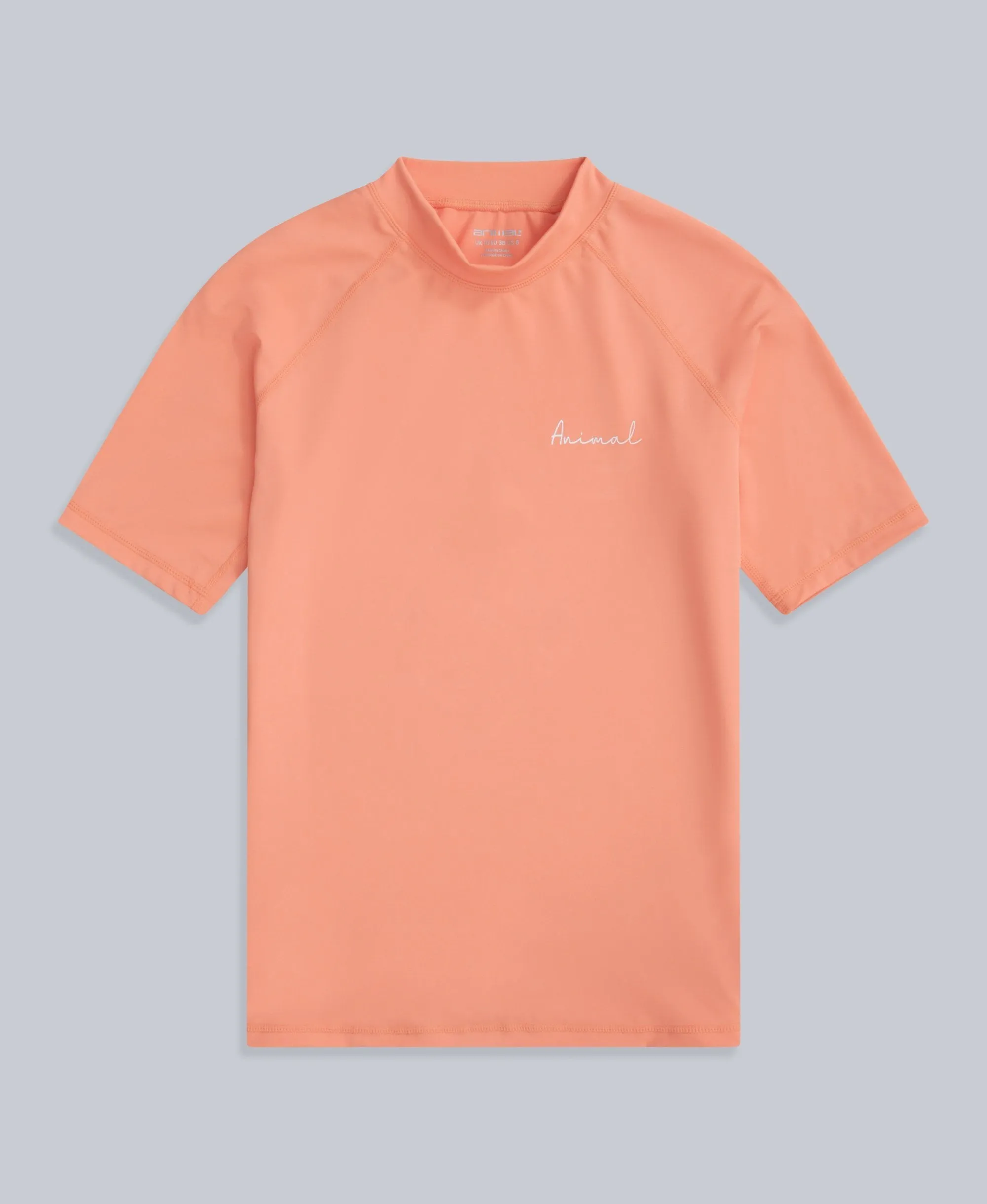 Daisy Womens Logo Rash Vest - Light Pink