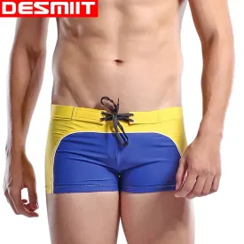 DESMIIE Men's swimming trunks for men Fashion Colorblock Loose