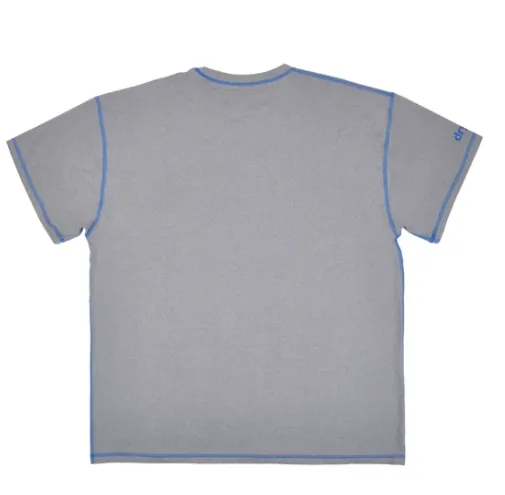 DryFins Gray Short Sleeve Rash Guard | Youth Size Swim Shirt