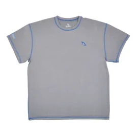 DryFins Gray Short Sleeve Rash Guard | Youth Size Swim Shirt