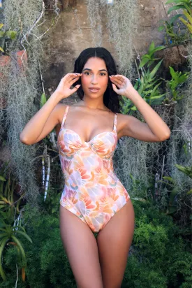 Goddess Underwire One Piece - Gold