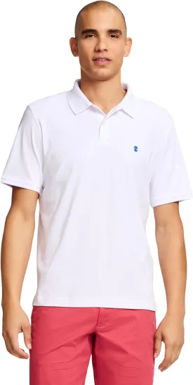 IZOD Men's Short Sleeve Interlock Polo Shirt