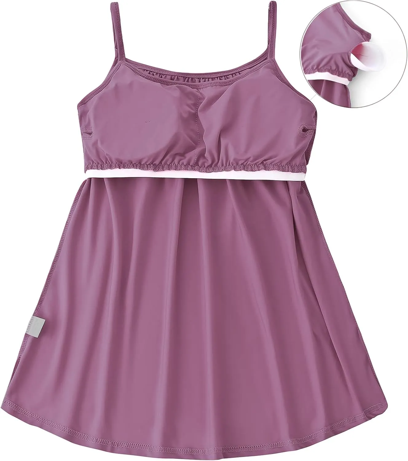 jonivey Women Casual Camisole with Removable Shelf Bra Spaghetti Straps Flowy Lounge Padded Cami Tank Top