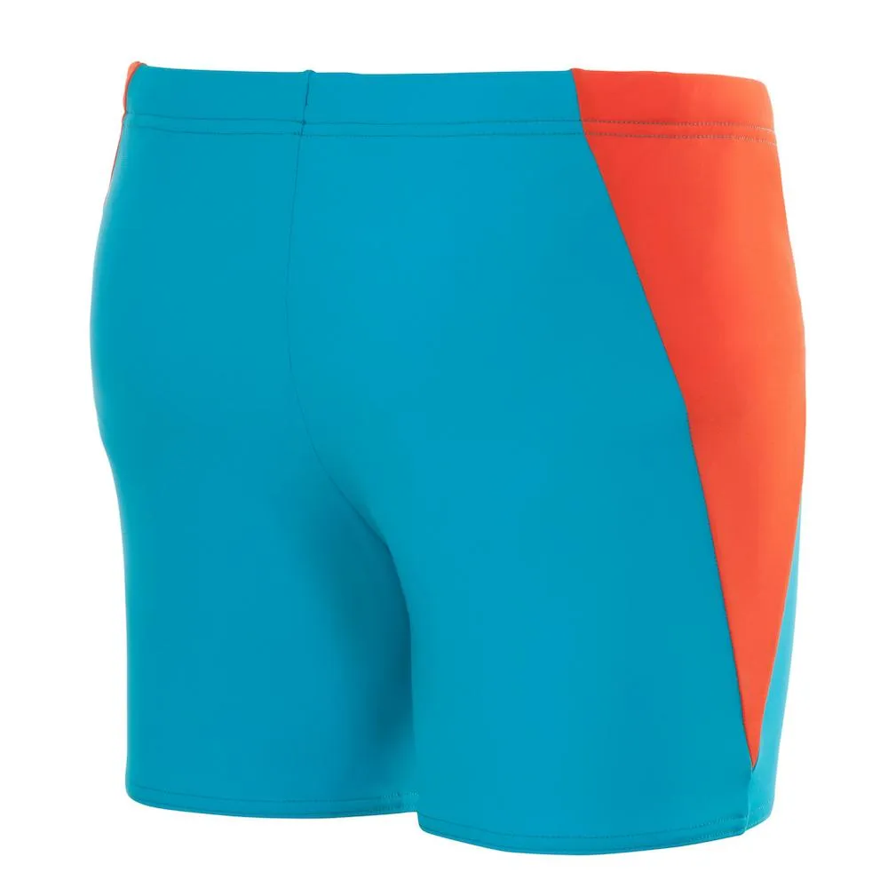 Kes-Vir Boys Incontinence Swim Shorties - Turquoise/Orange
