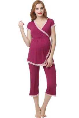Kimi   Kai Maternity "Cindy" Nursing PJ Set