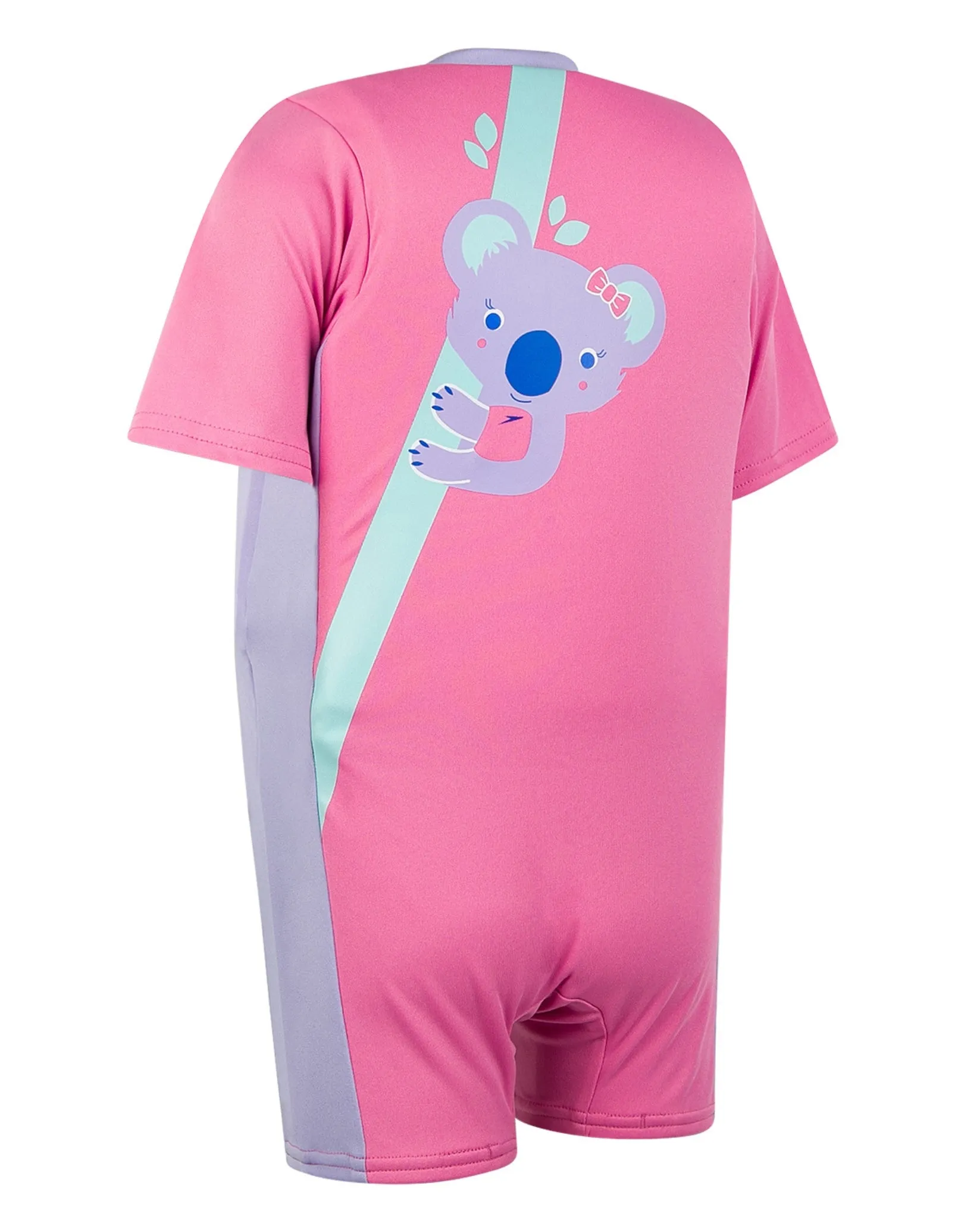 Koala Printed Float Suit - Pink/Purple