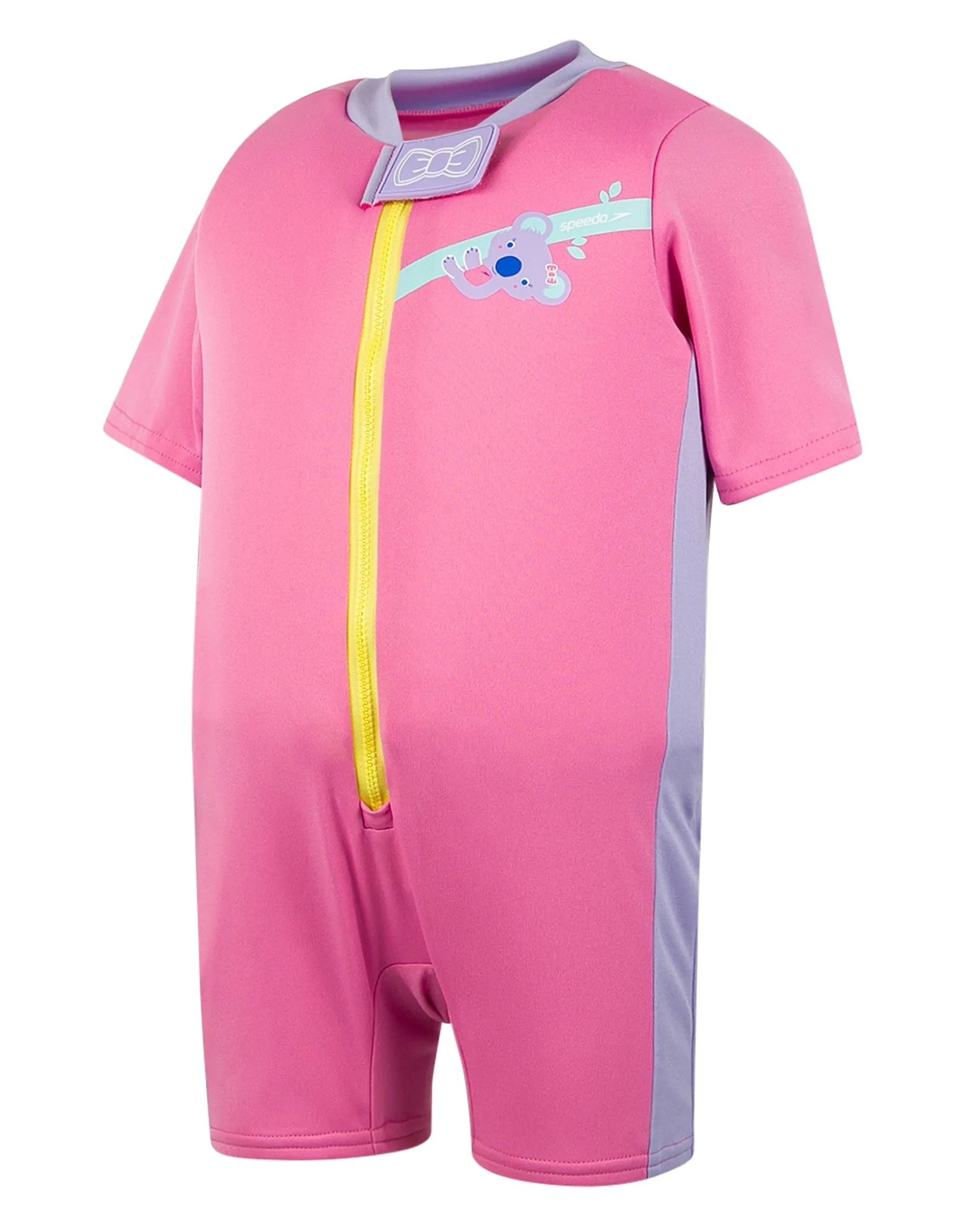 Koala Printed Float Suit - Pink/Purple