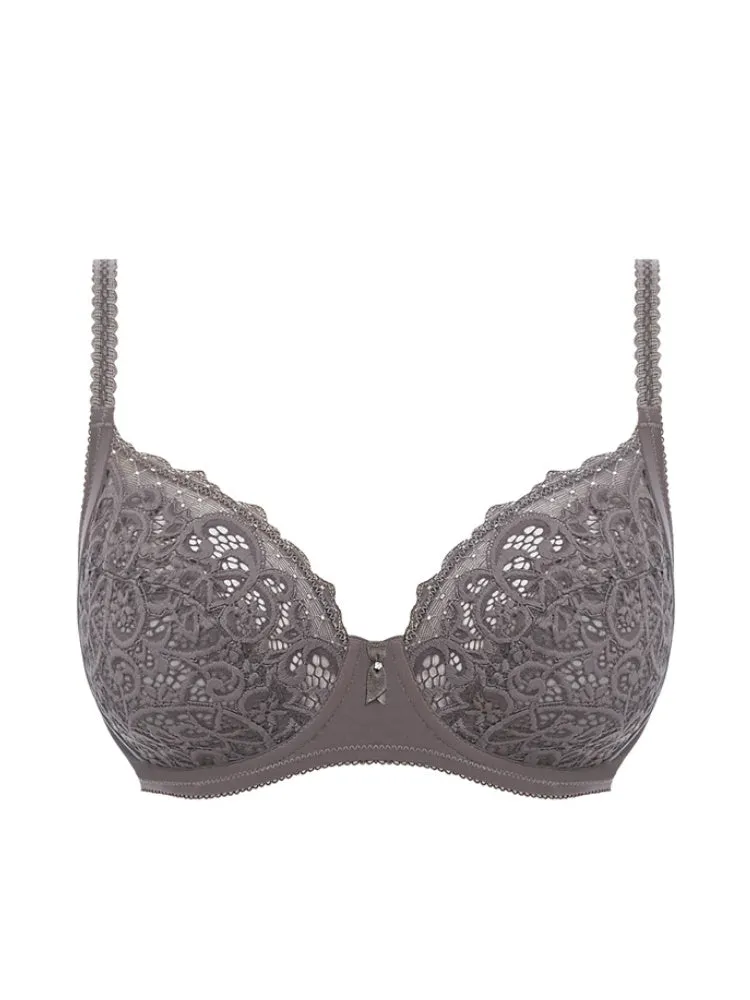 Lace Essentiel Fuller Figure Bra - Soft Grey
