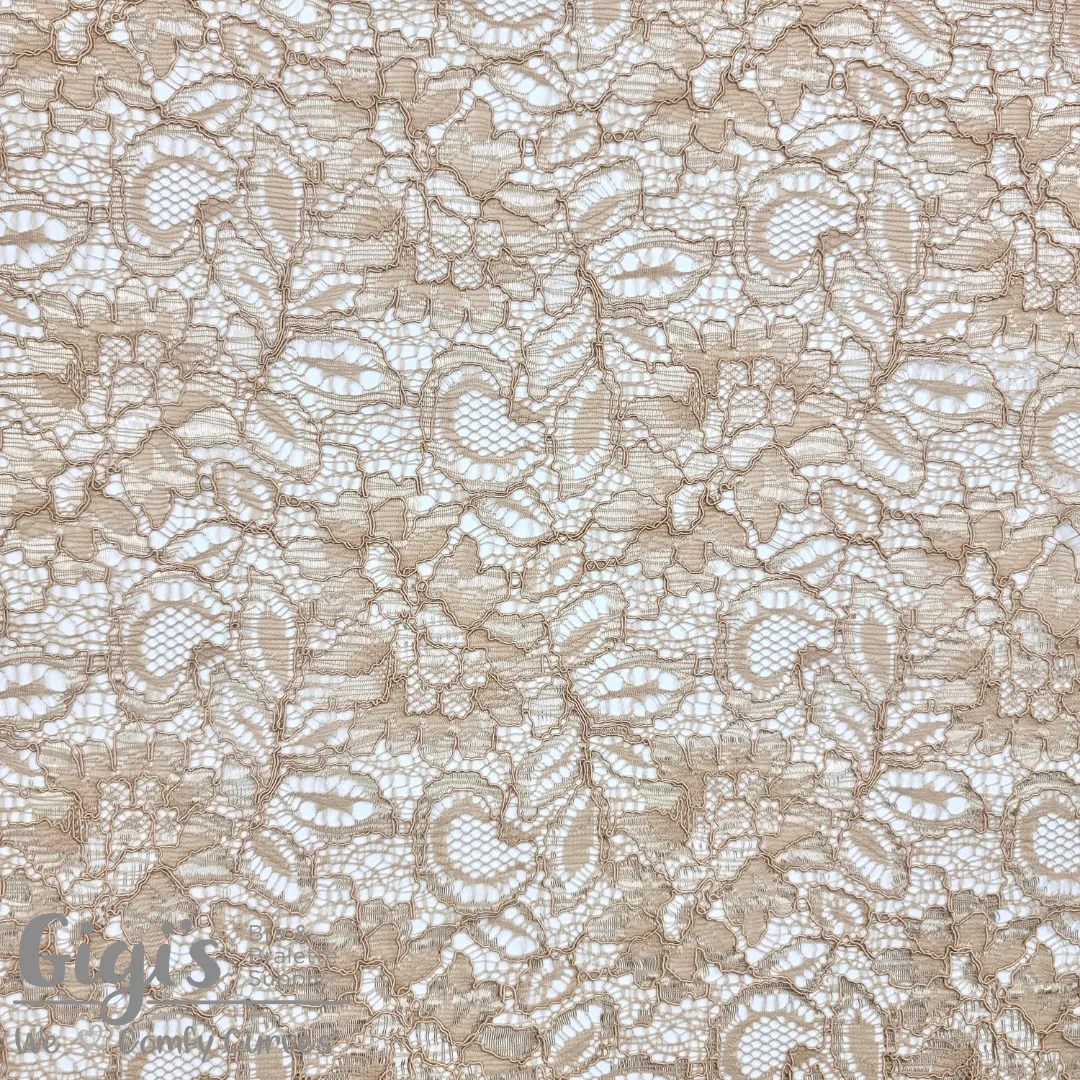 Lace, Lace Fabric, Megan All-Over Rigid Lace Fabric 54" width 1/2 Yard
