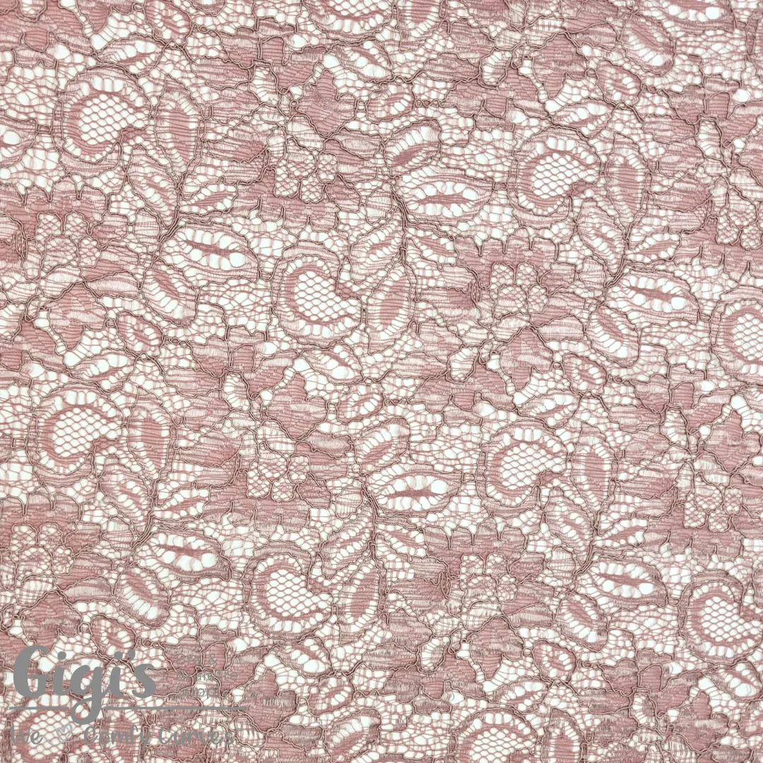 Lace, Lace Fabric, Megan All-Over Rigid Lace Fabric 54" width 1/2 Yard