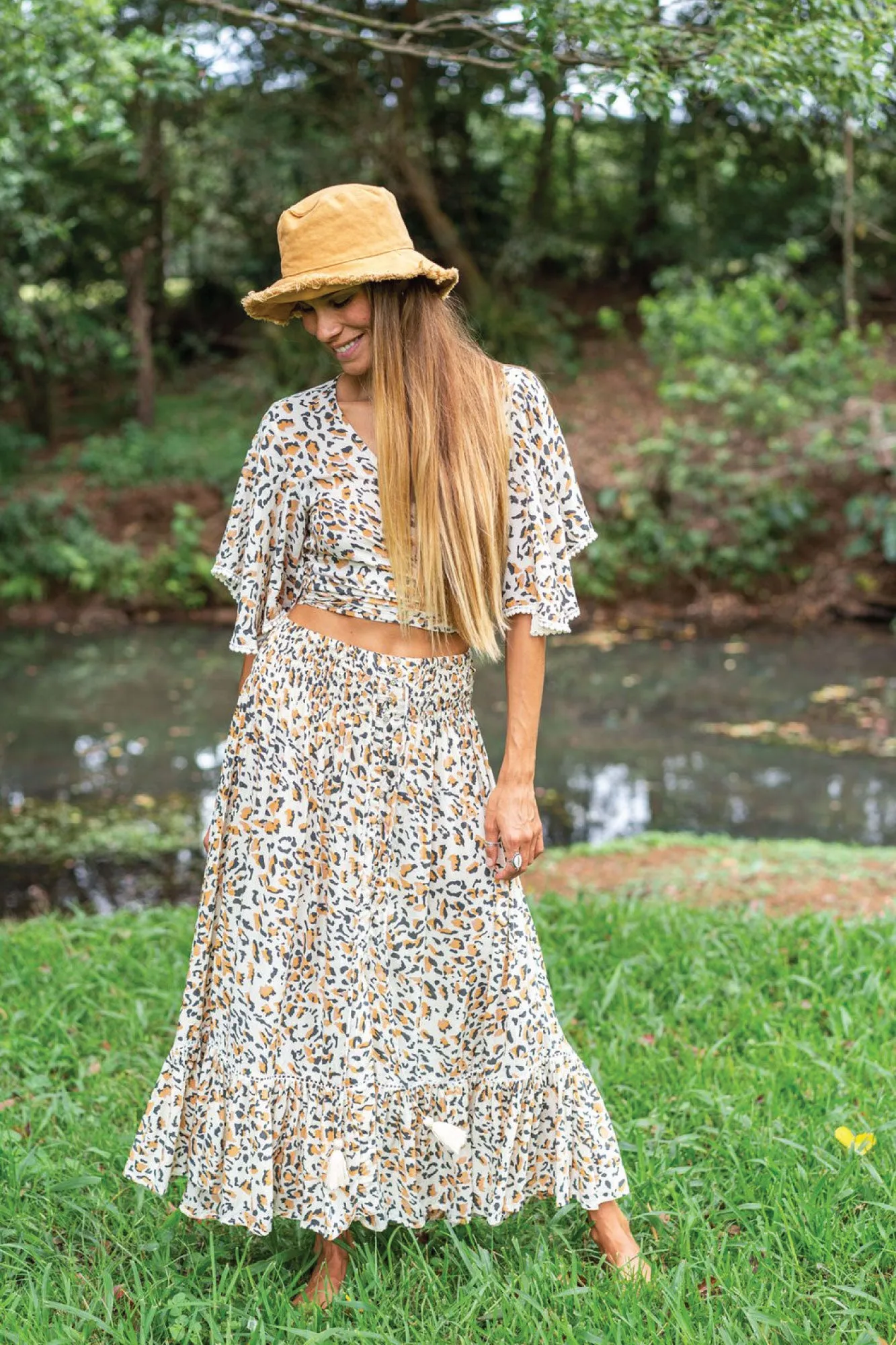 Leopard Maxi Skirt