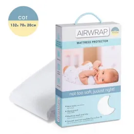 Little Linen Airwrap Mattress Protector - Cot