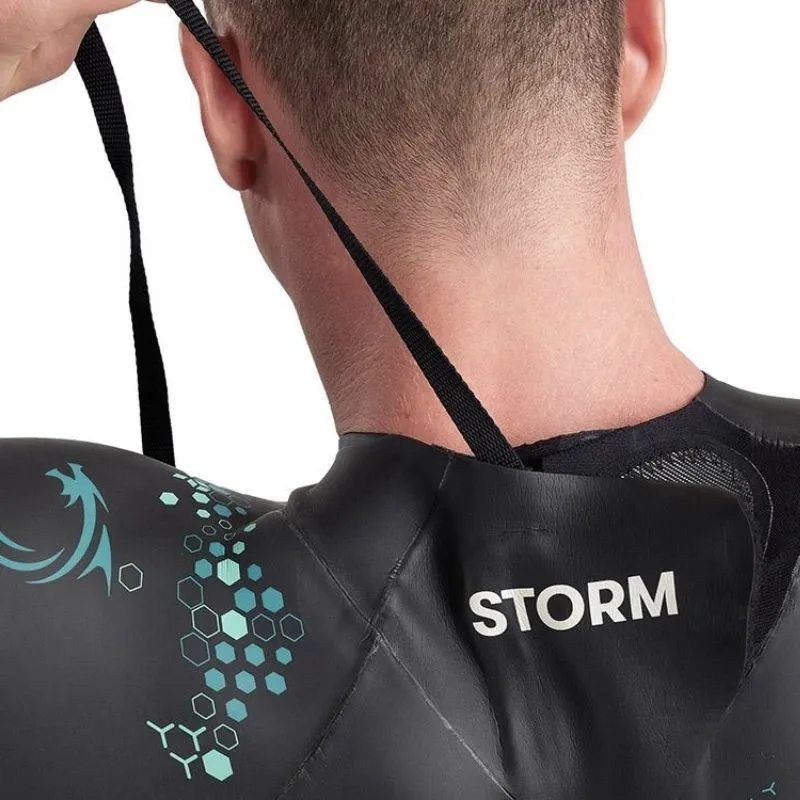 MEN'S POWERSKIN STORM WETSUIT - CORAL BLUE