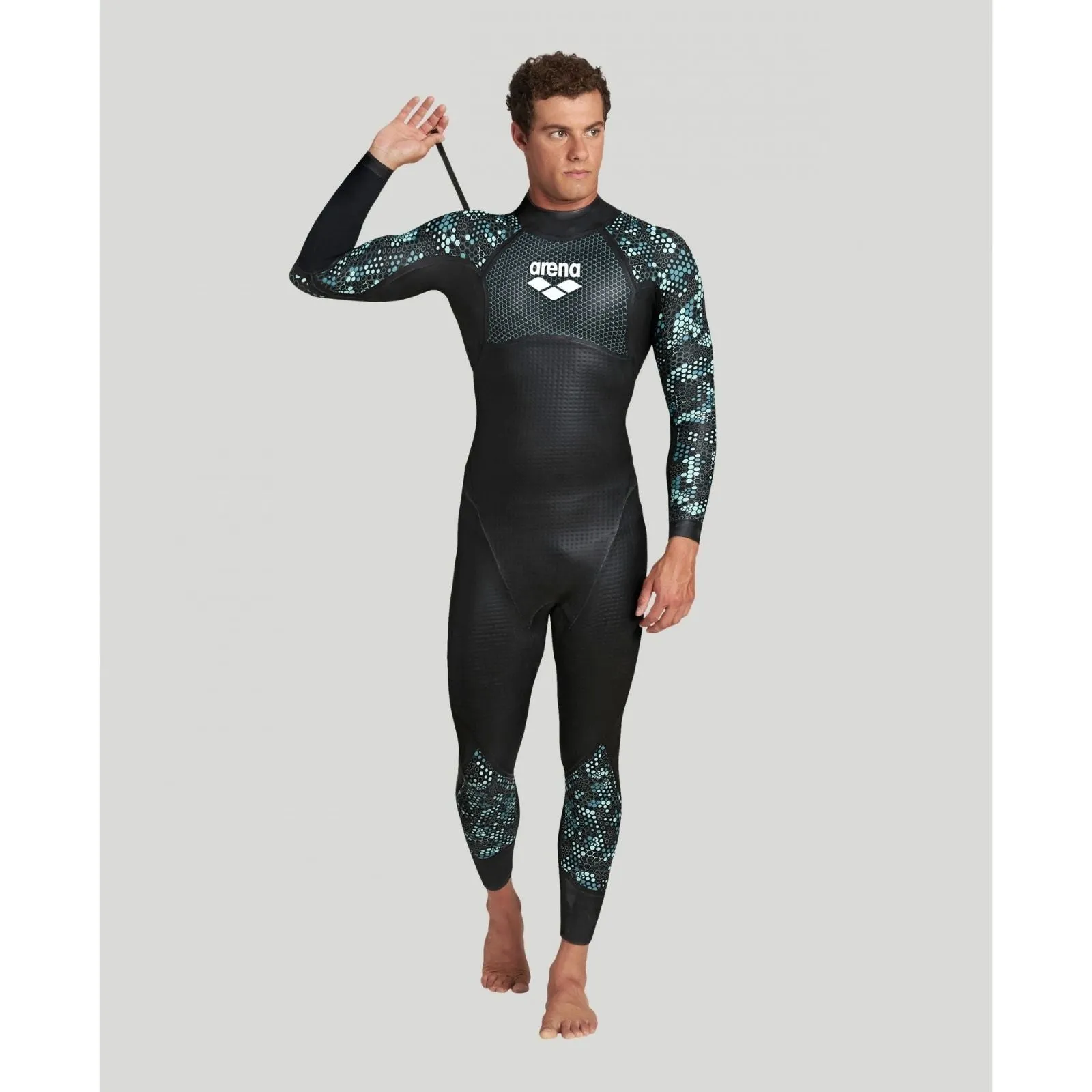 MEN'S POWERSKIN STORM WETSUIT - CORAL BLUE