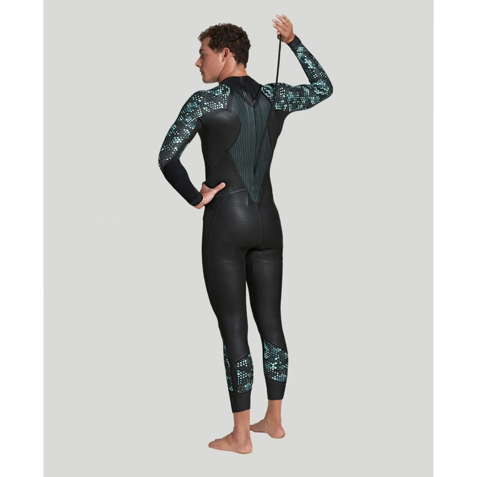MEN'S POWERSKIN STORM WETSUIT - CORAL BLUE
