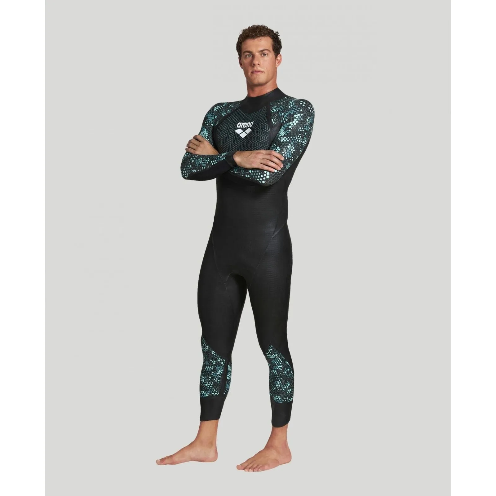 MEN'S POWERSKIN STORM WETSUIT - CORAL BLUE