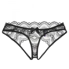 Natalia Ouvert Panty - Noir -