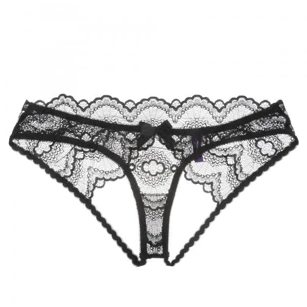 Natalia Ouvert Panty - Noir -