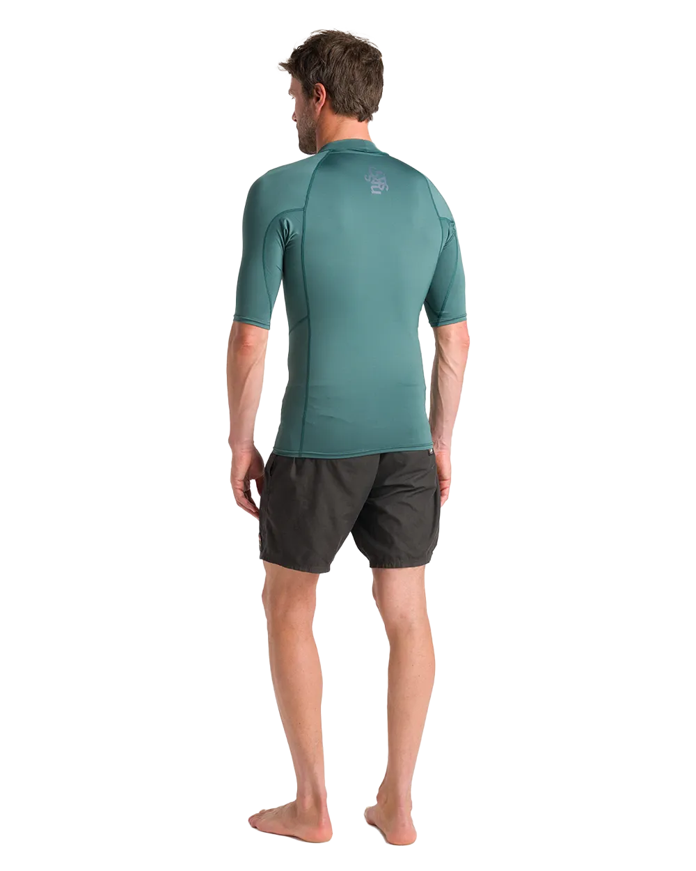 Nuwave Basics Rash Vest in Dark Sage