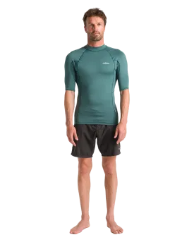 Nuwave Basics Rash Vest in Dark Sage