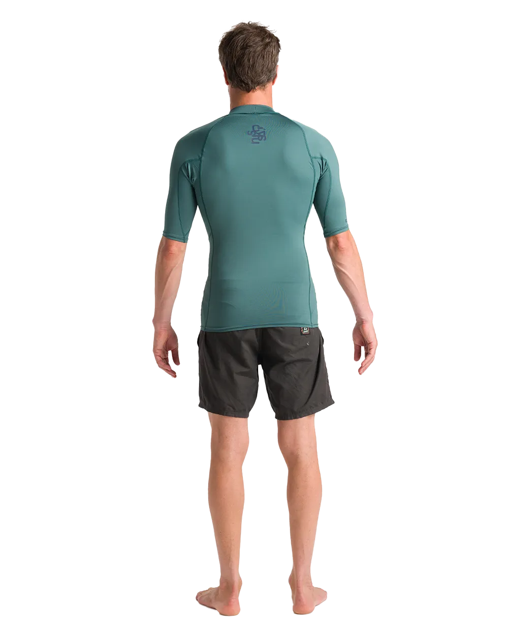 Nuwave Basics Rash Vest in Dark Sage
