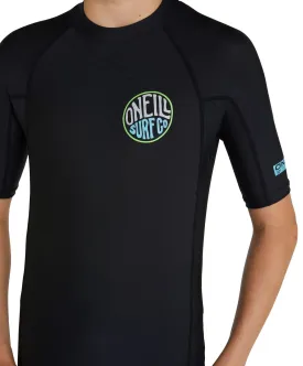 O'Neill youth UV rash vest - black