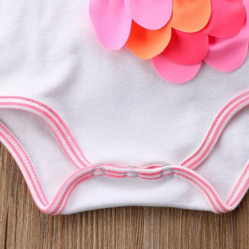 "Flamingo Flare" One-Piece Swimsuit