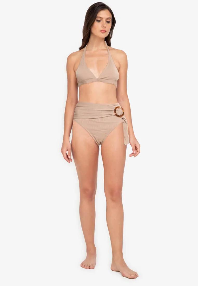 Ring Detail High Waist Bikini #194