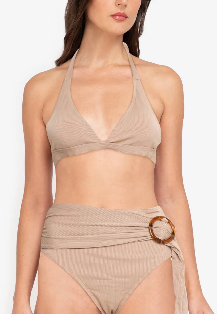 Ring Detail High Waist Bikini #194