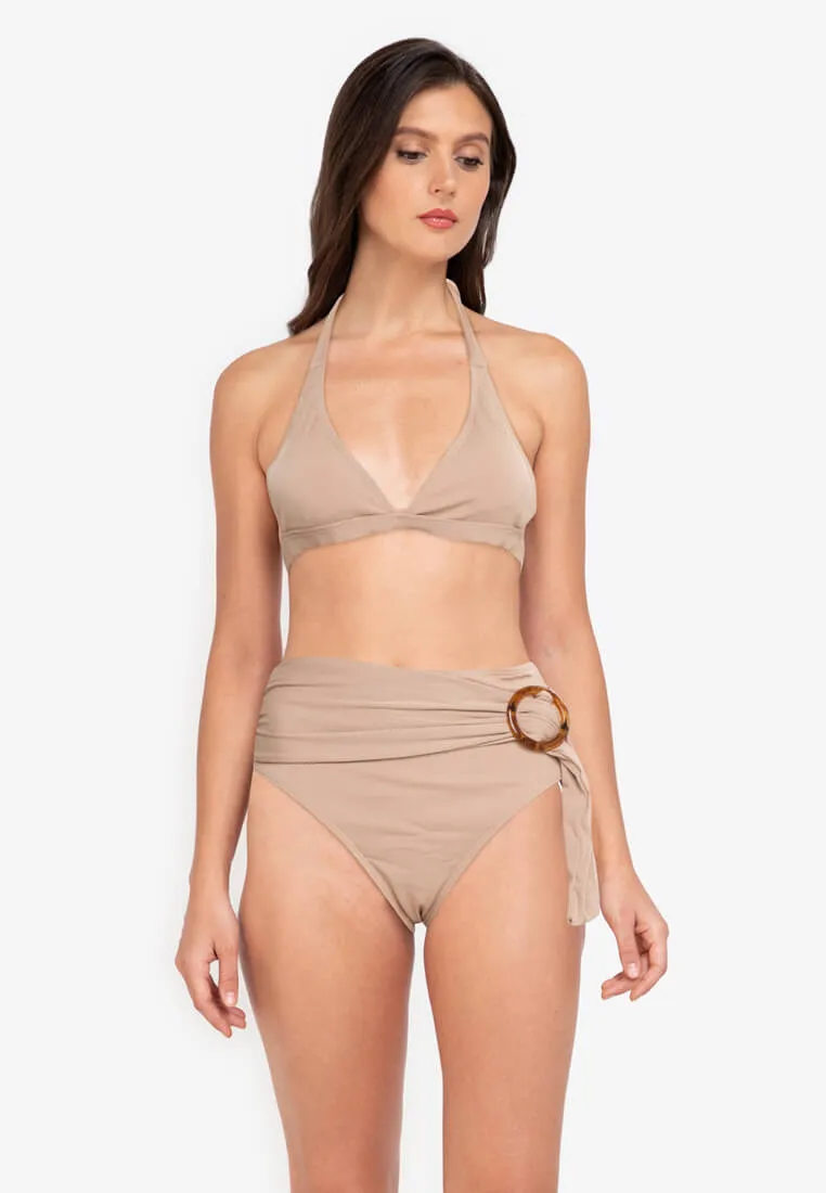 Ring Detail High Waist Bikini #194