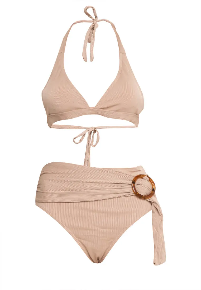 Ring Detail High Waist Bikini #194