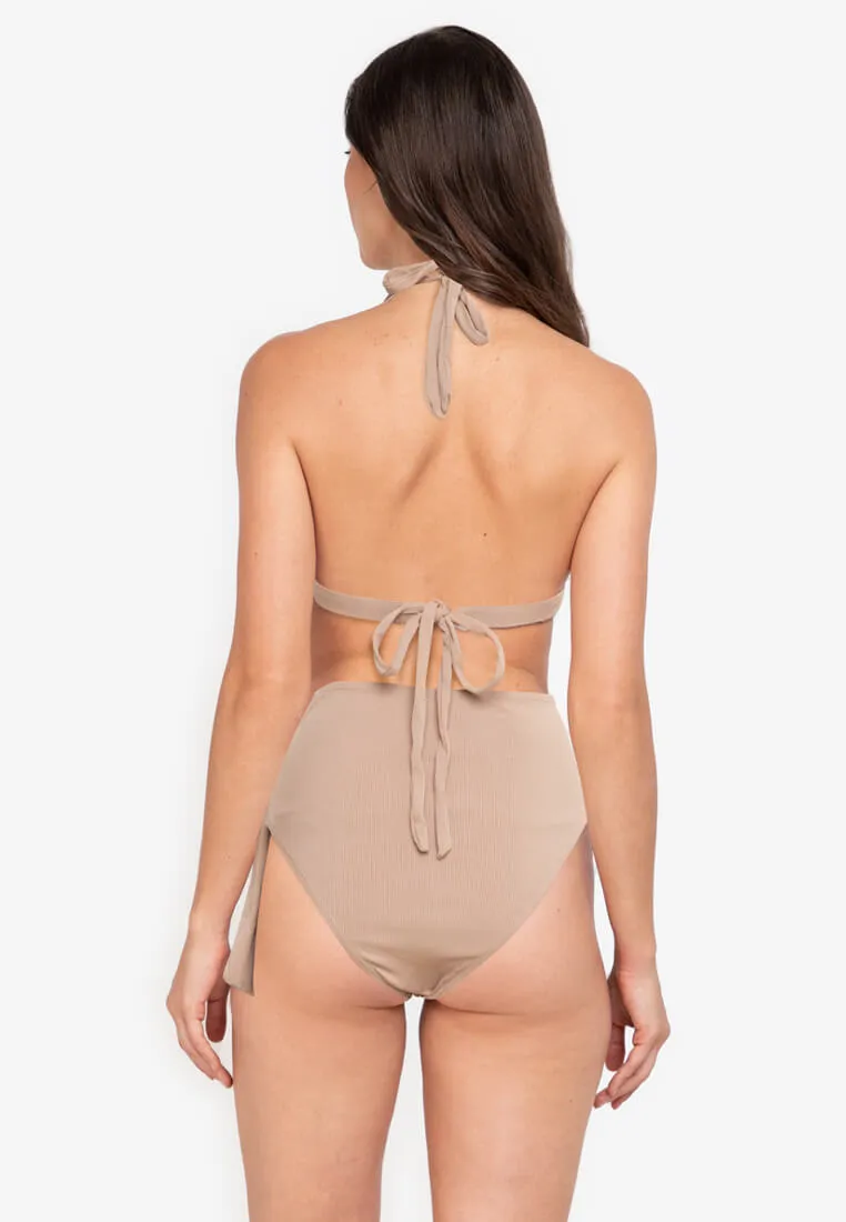 Ring Detail High Waist Bikini #194