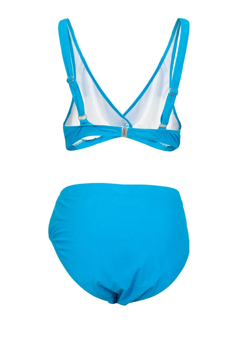 Ruched Bust High Waist Bikini #158