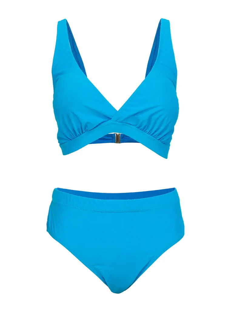 Ruched Bust High Waist Bikini #158