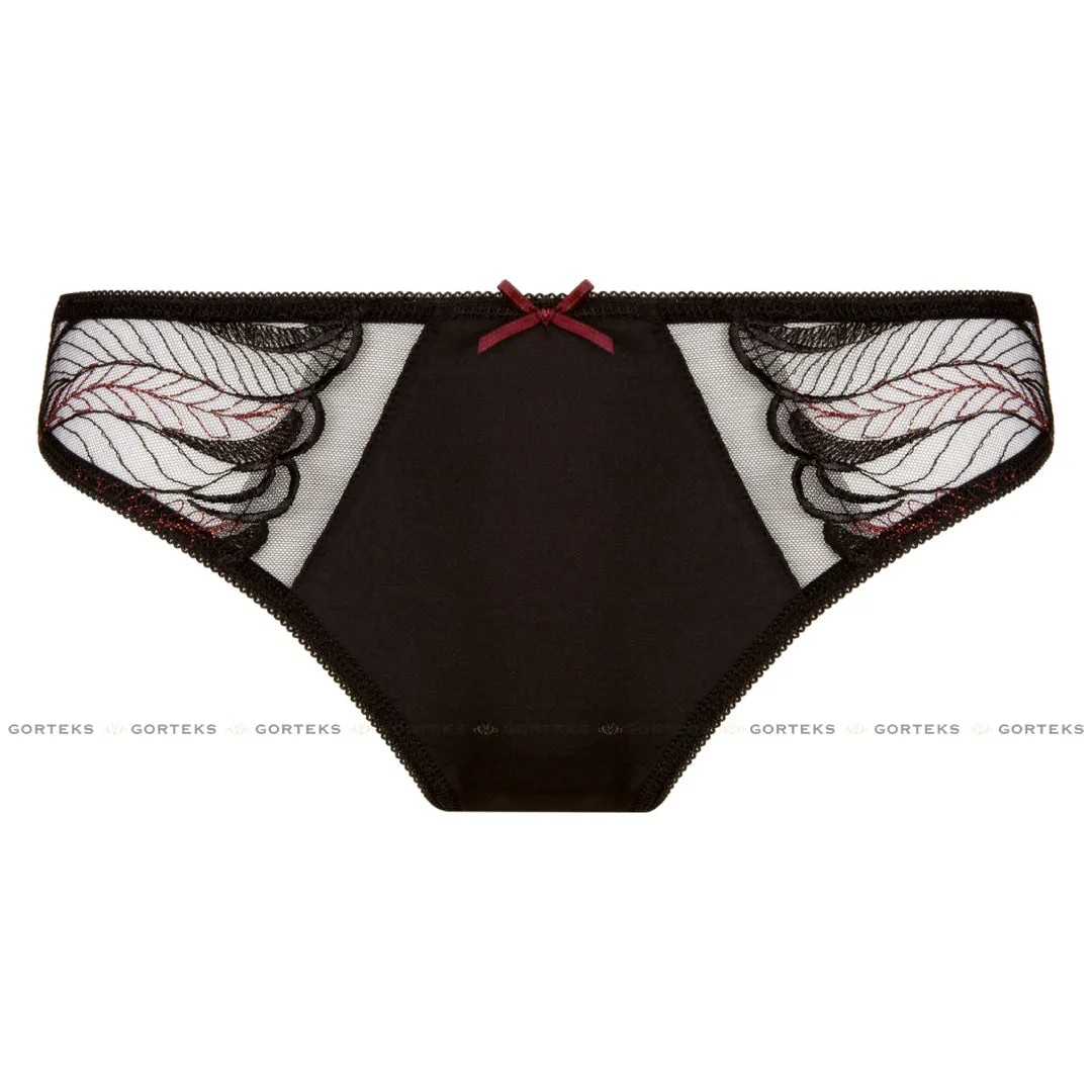 Semi Sheer Lace Thong Panty Gorteks Salve