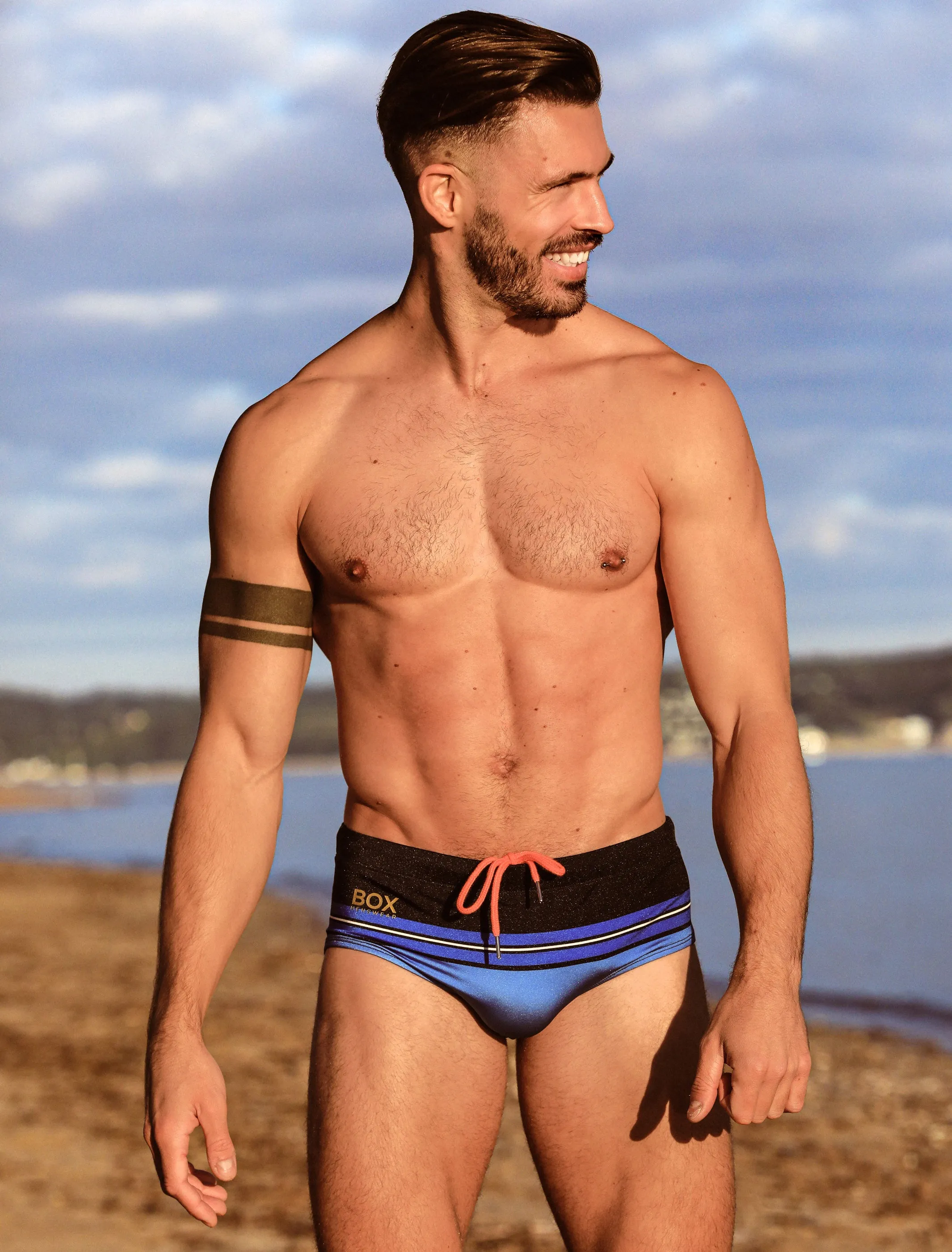 The Kute Edition: Swimming Sunga - Pacific Blue