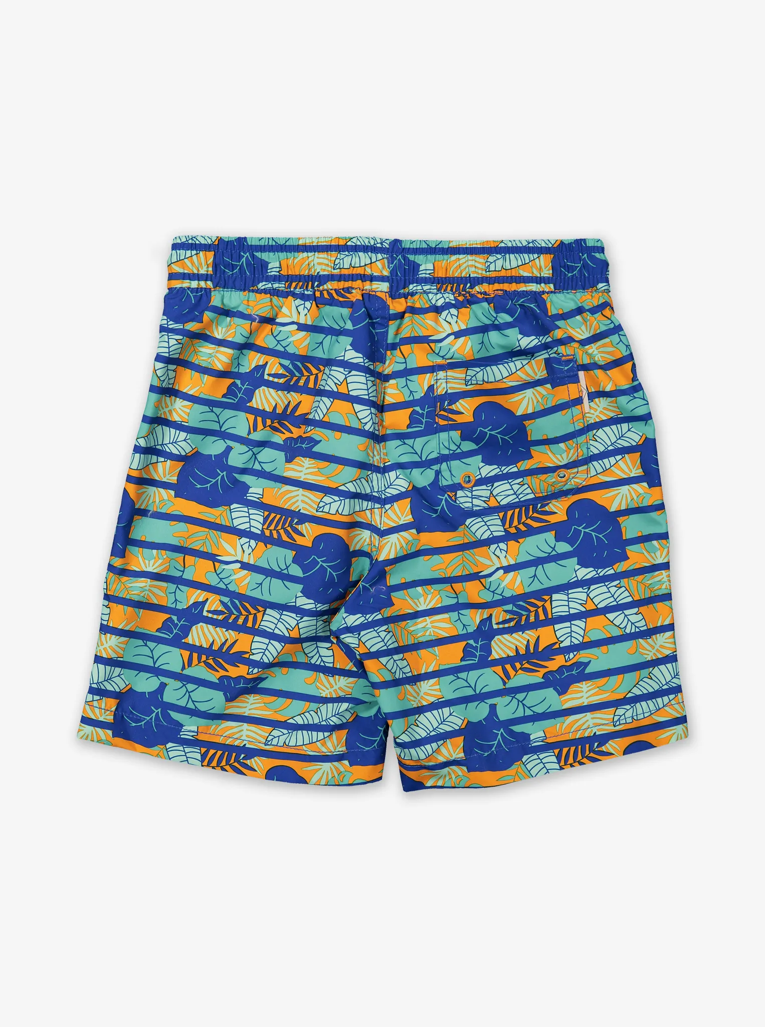 Tropical Print Kids Swim Shorts