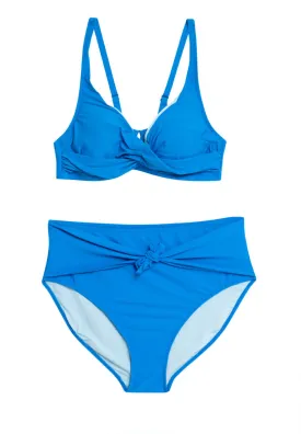 Twist Front High Waist Bikini #220